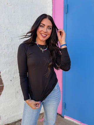 Everyday Essential Long Sleeve-Black