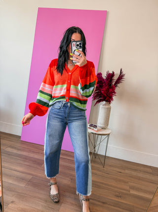 Piper Striped Cardigan