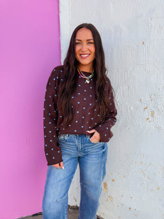 Kyla Polka Dot Sweater