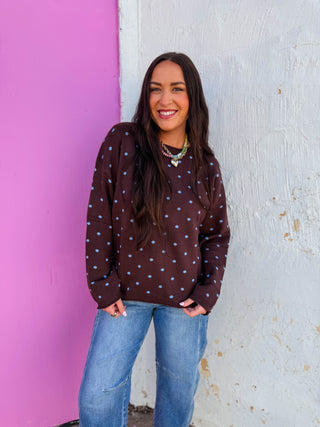 Kyla Polka Dot Sweater