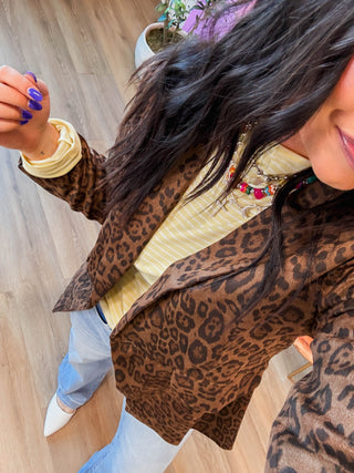 Whitney Leopard Blazer