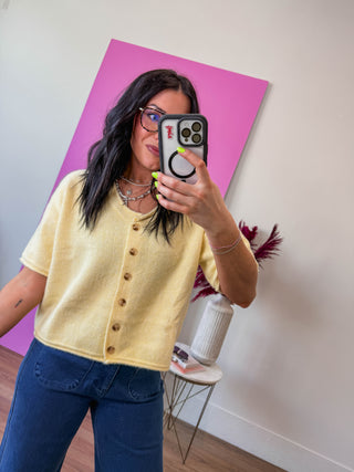Quinn Sweater-Lemon