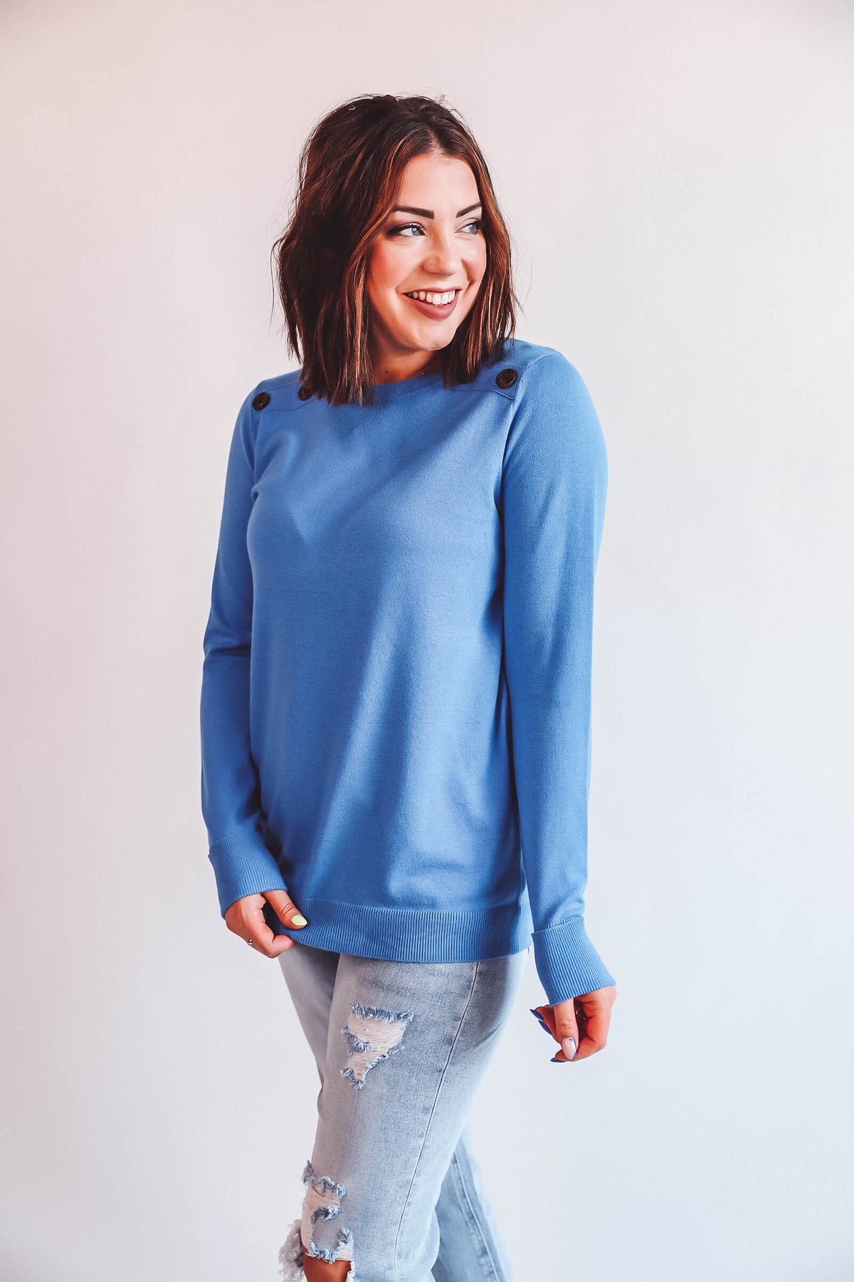 Hope Sweater-Blue