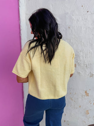 Quinn Sweater-Lemon