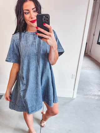 Skylar Denim Mini Dress