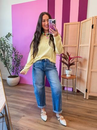 Erica Henley Sweater-Daisy