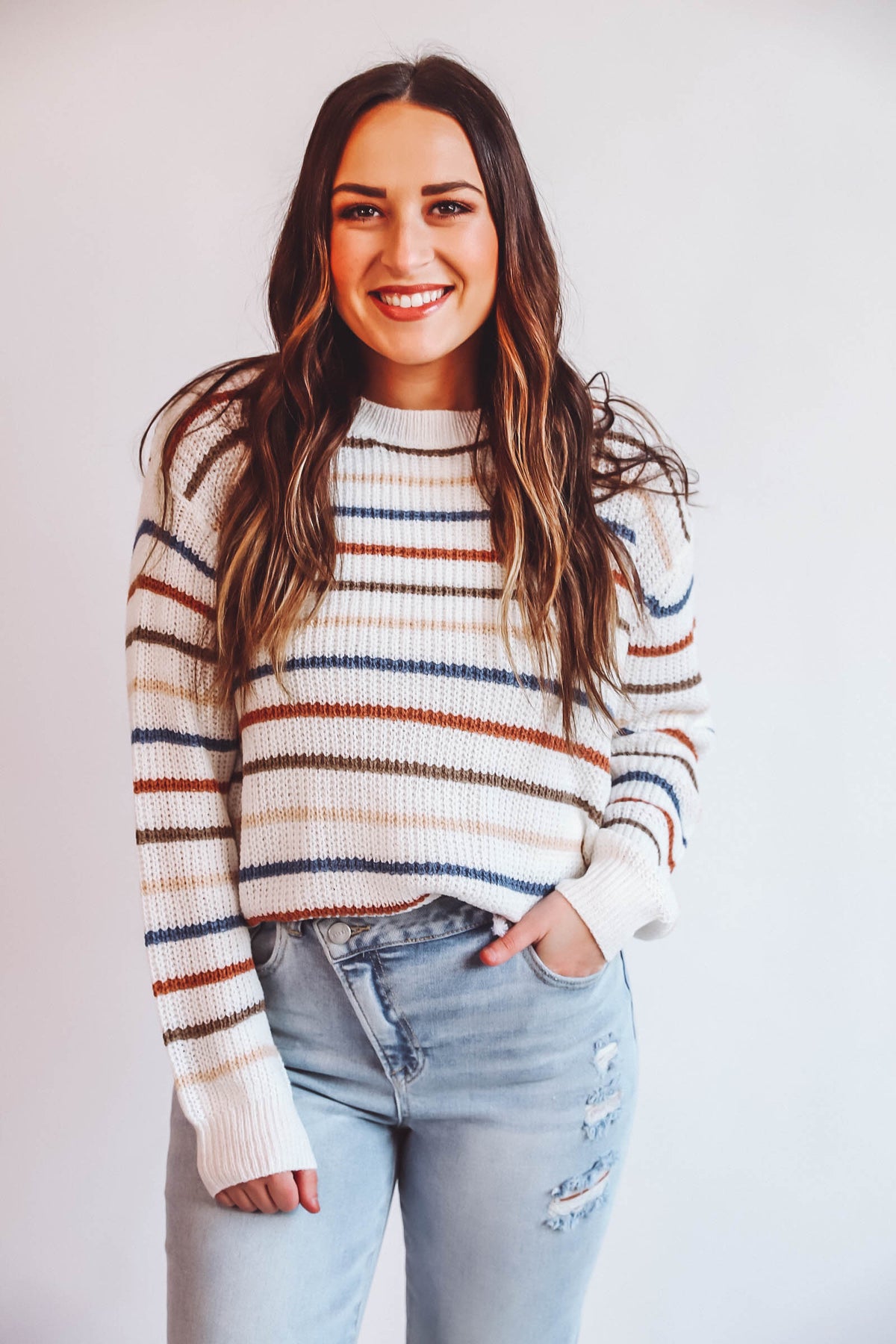 Abbi Striped Sweater