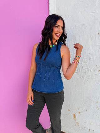 Julia Denim Top