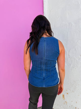 Julia Denim Top
