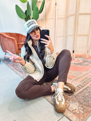 Venice Barrel Active Pants-Espresso