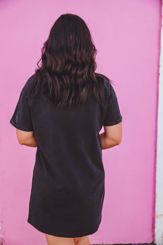 Kick Back Dress-Black-Thread & Supply