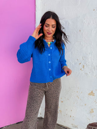 Lenny Cardigan-Cobalt