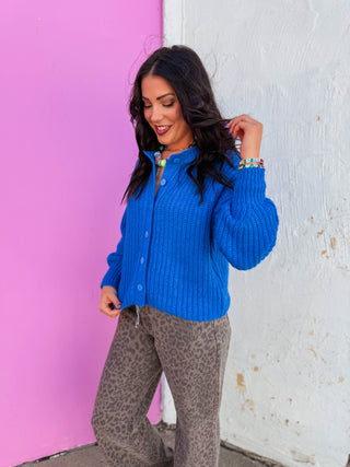 Lenny Cardigan-Cobalt