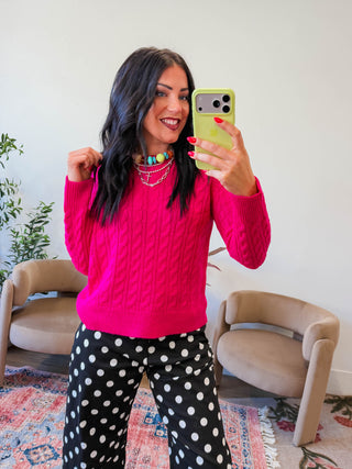 Raelynn Cable Knit Sweater