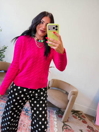 Raelynn Cable Knit Sweater