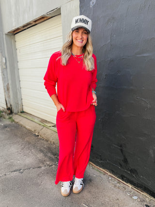 Olivia Lounge Set-Ruby