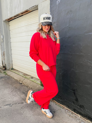 Olivia Lounge Set-Ruby