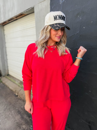 Olivia Lounge Set-Ruby