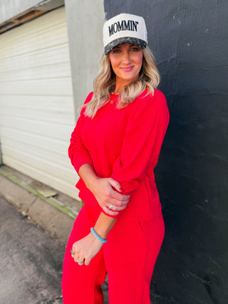 Olivia Lounge Set-Ruby