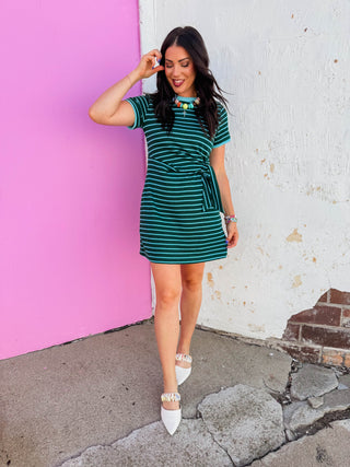 Cari Striped Mini Dress