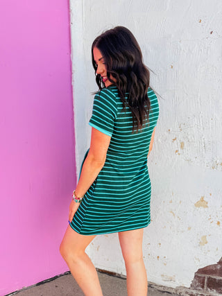 Cari Striped Mini Dress
