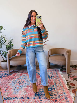 Rowan Striped Knit Top