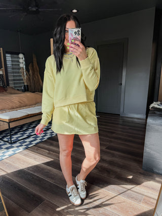 Easy Energy Active Skort-Yellow Glow