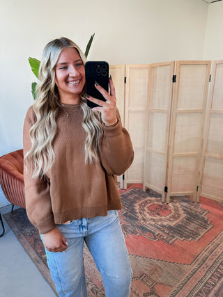 Nellie Sweater-Caramel