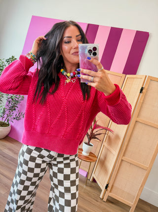 Maya Cable Knit Sweater