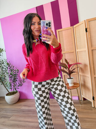 Maya Cable Knit Sweater