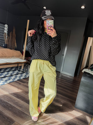 Power Play Track Pants-Yellow Glow