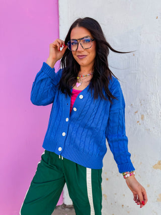 Francesca Cable Knit Cardigan
