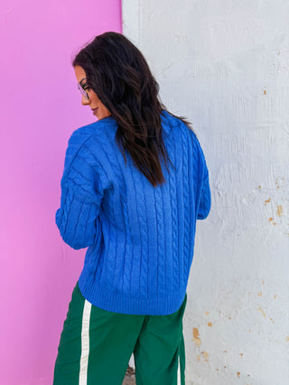 Francesca Cable Knit Cardigan