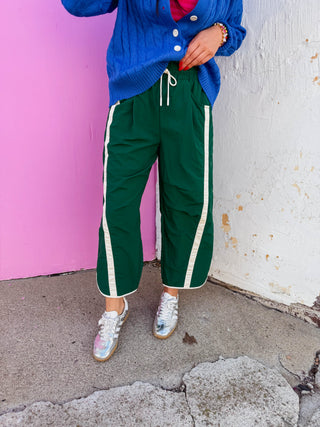 Freeform Barrel Pants-Forest