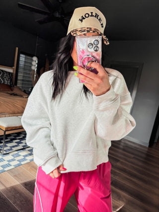 Easy Living Crewneck-Grey