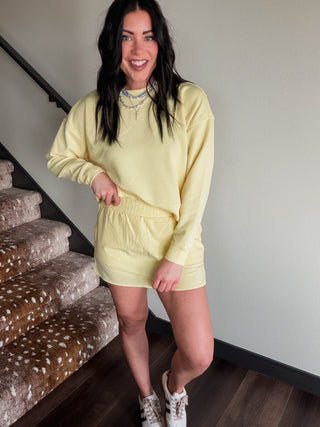 Easy Energy Active Skort-Yellow Glow