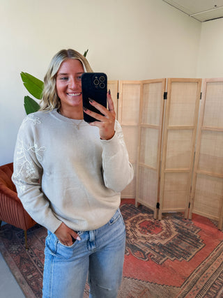 Rachel Sweater-Taupe