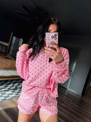 Pink Pop Polka Dot Shorts