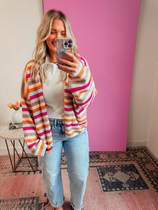 Everyday Cool Striped Cardigan