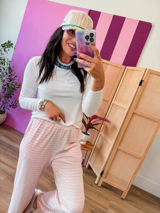 Perfect Layer Long Sleeve-Ivory