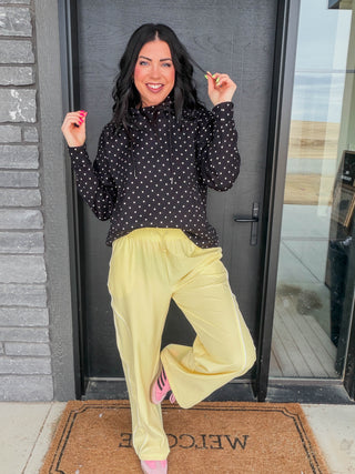 Power Play Track Pants-Yellow Glow