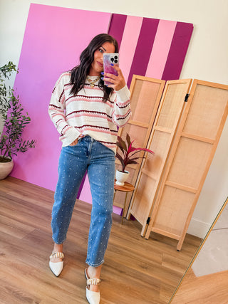 Gracyn Striped Sweater