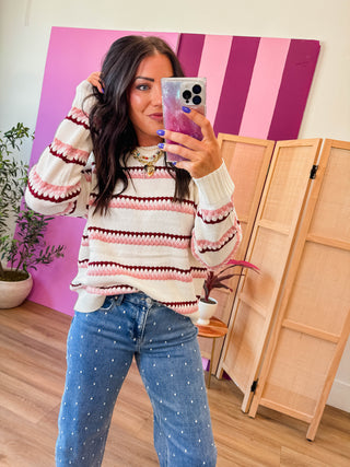 Gracyn Striped Sweater