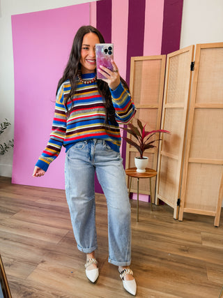 Leo Striped Sweater
