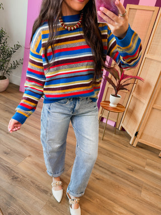 Leo Striped Sweater