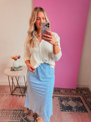 Brianna Floral Midi Skirt