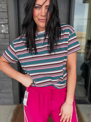 Tristin Striped Tee