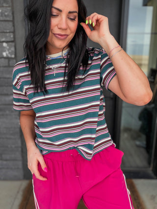 Tristin Striped Tee