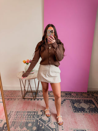 Amelia Cable Knit Cardigan