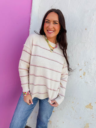Rachel Striped Sweater